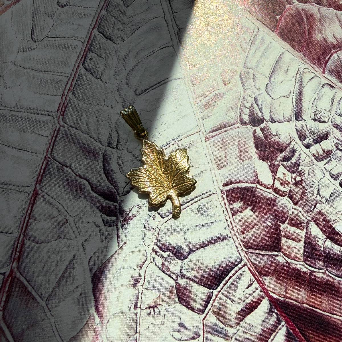 Summer's End, Vintage Leaf Charm