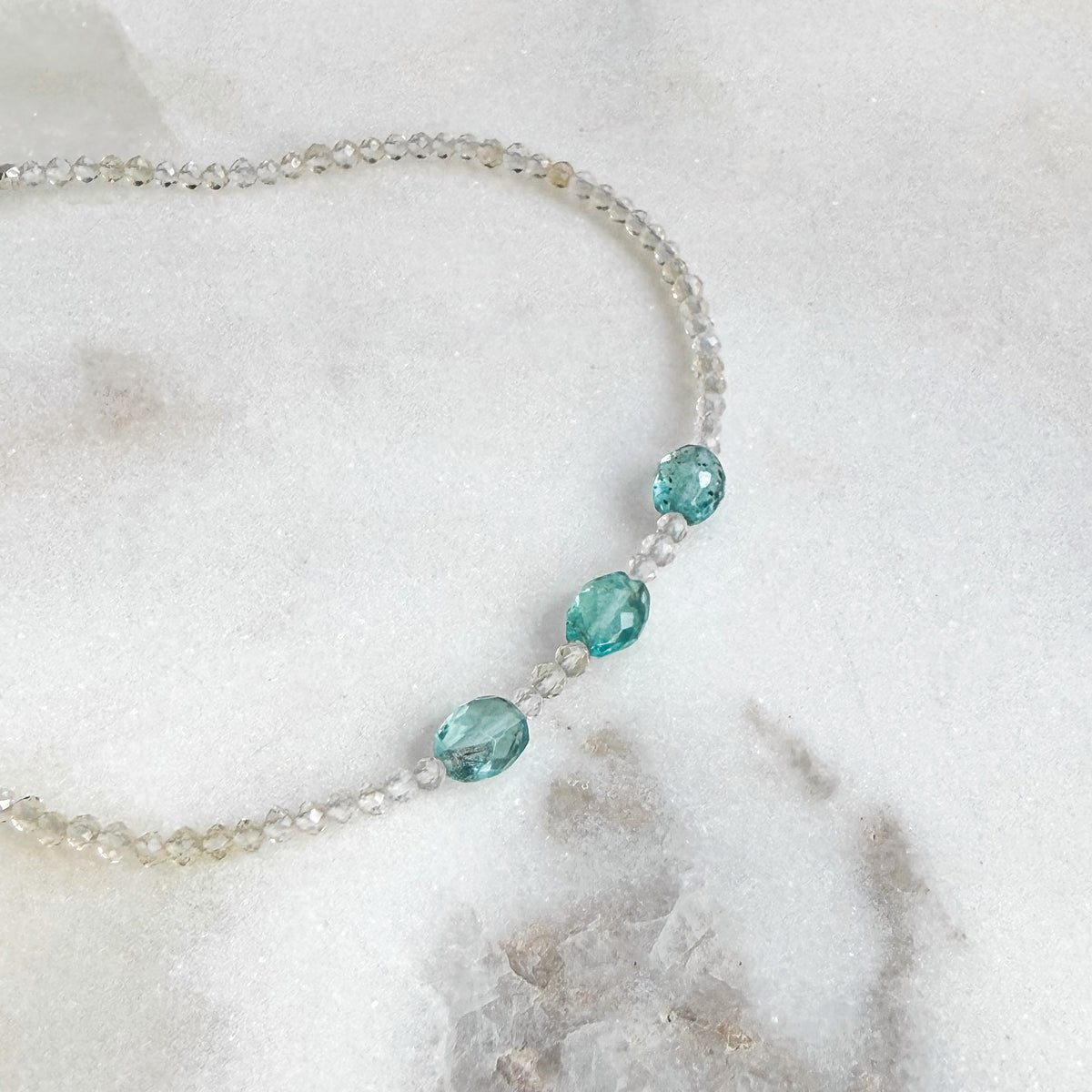 3s, Lemon Topaz & Apatite Bracelet