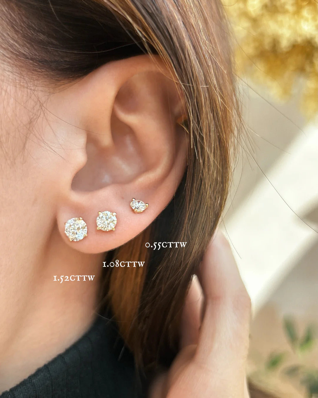 Classic Carats, Lab Grown Diamond Earrings