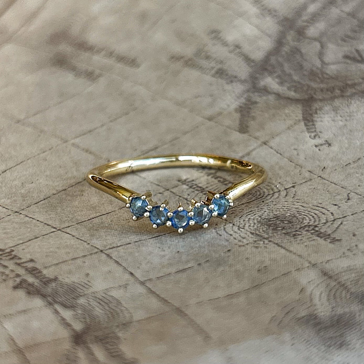 Blue Poppy Ring