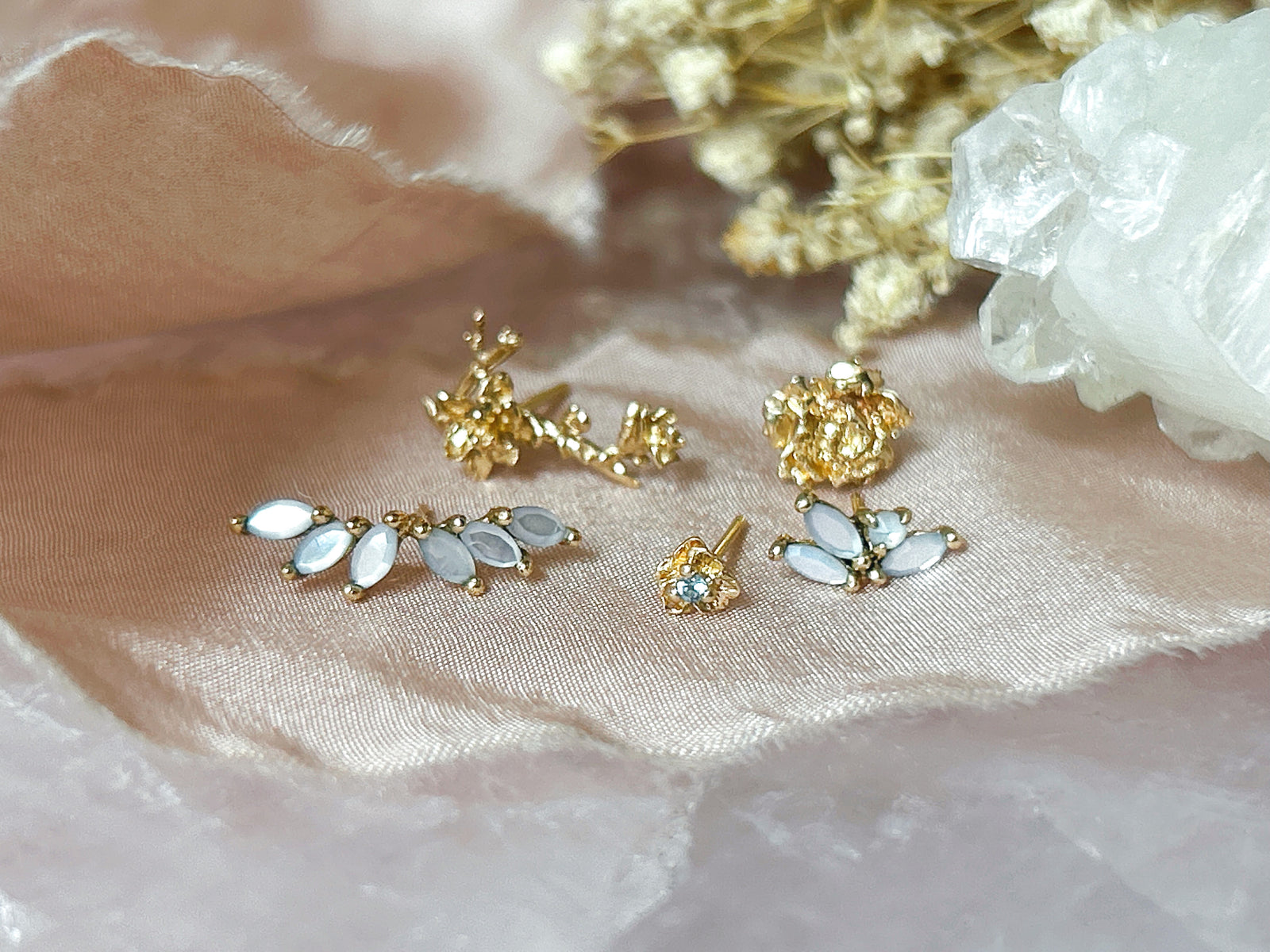 wing bling☆[14Kpost] LOA onetouch earring ピアス WITH BLING | BEST SELLER EARRINGS