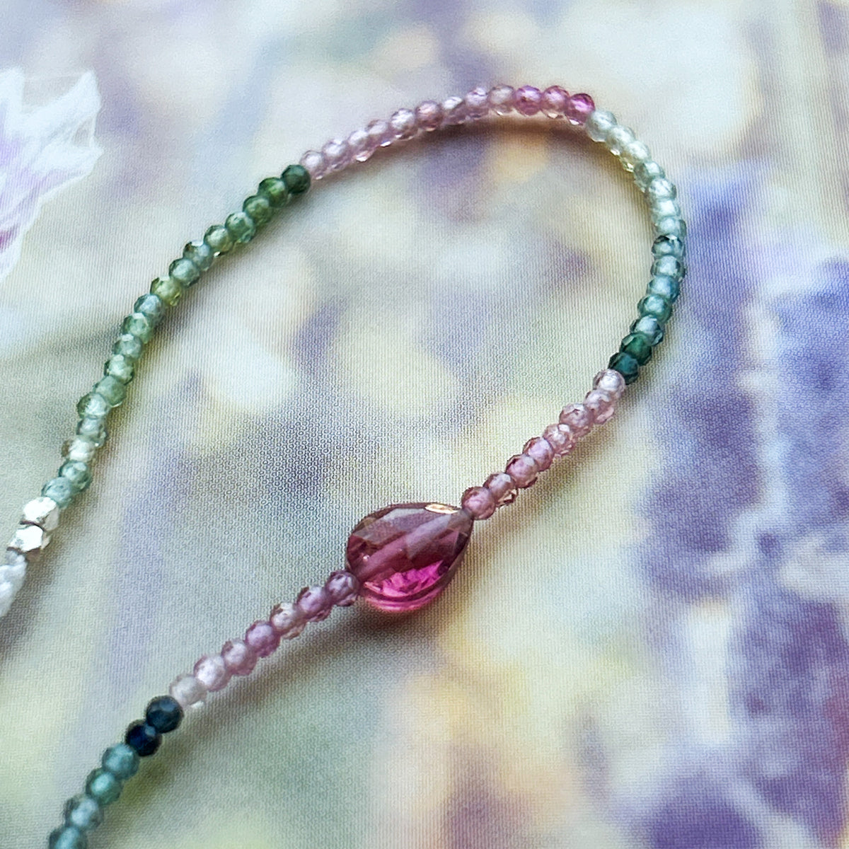 Agua de Sandía, Tourmaline Bracelet