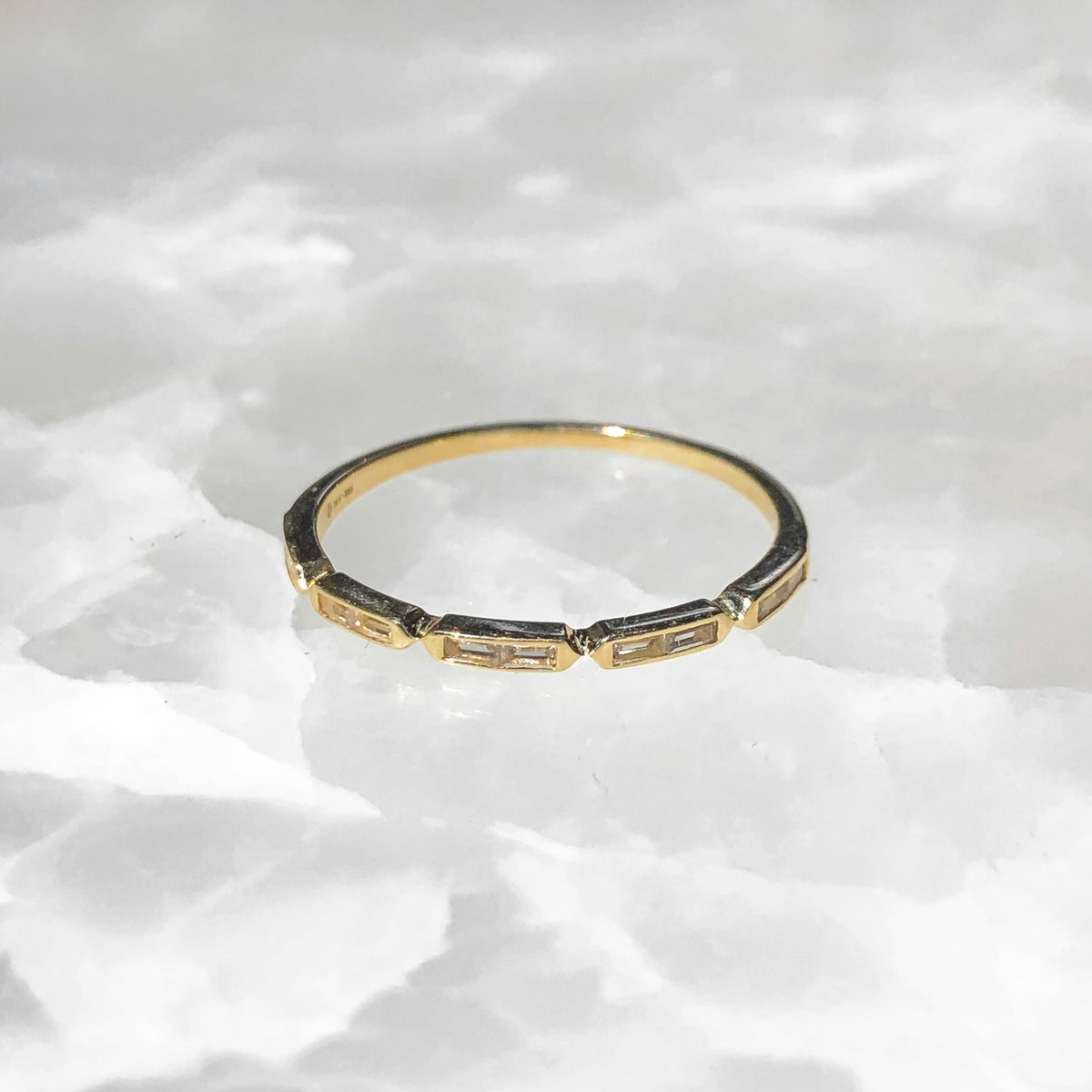 Rowan, Baguette Sapphire Stack Ring