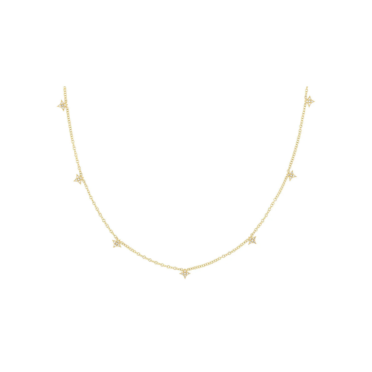 Diamond Glint Shaker Necklace