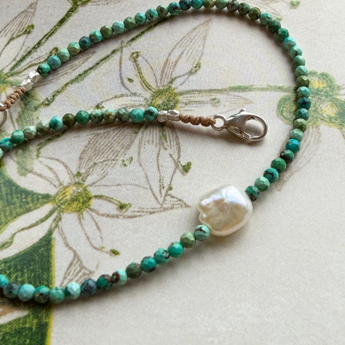 Lani, Pearl & Turquoise Bracelet