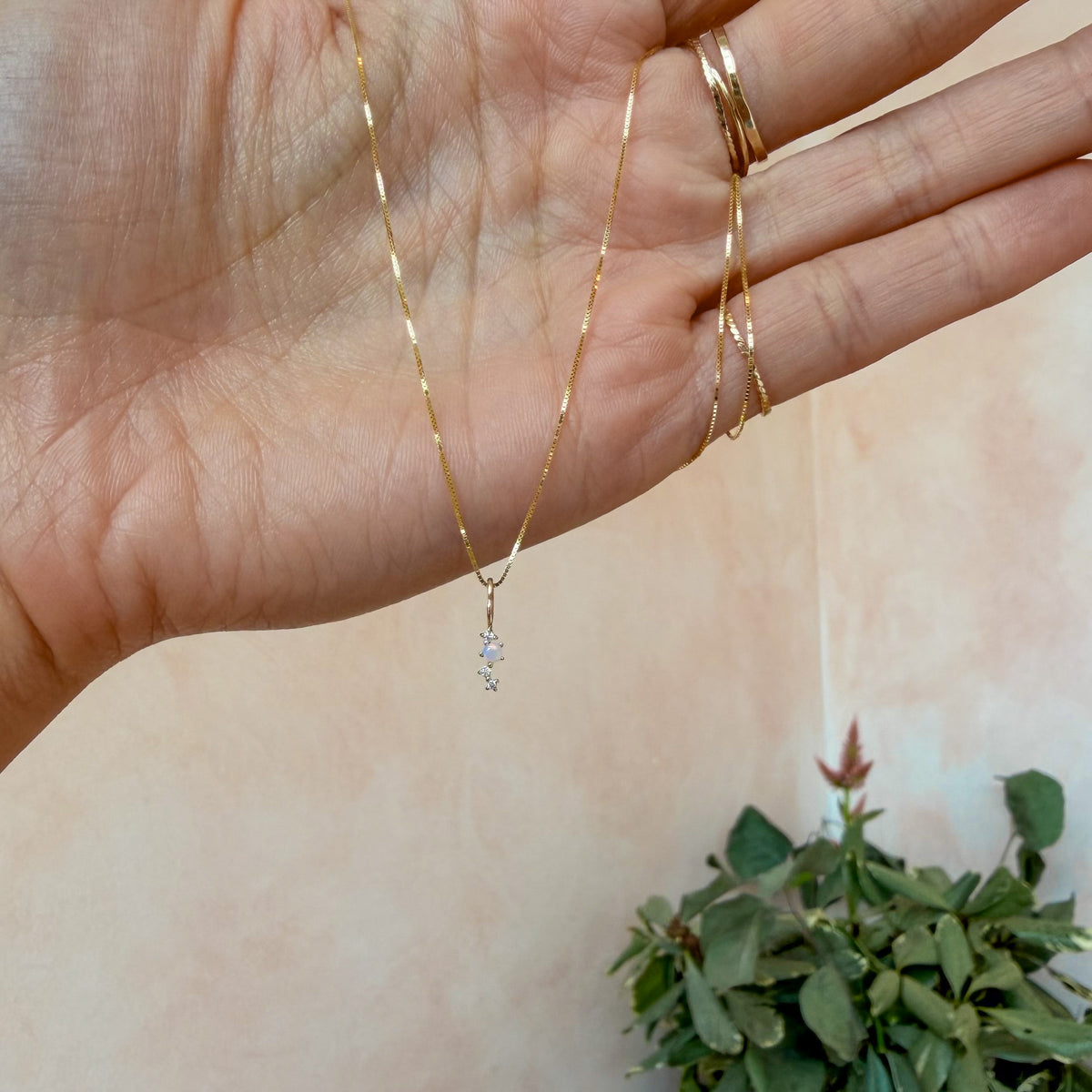 Second Chance — Opal & Diamond Charm (Final Sale)