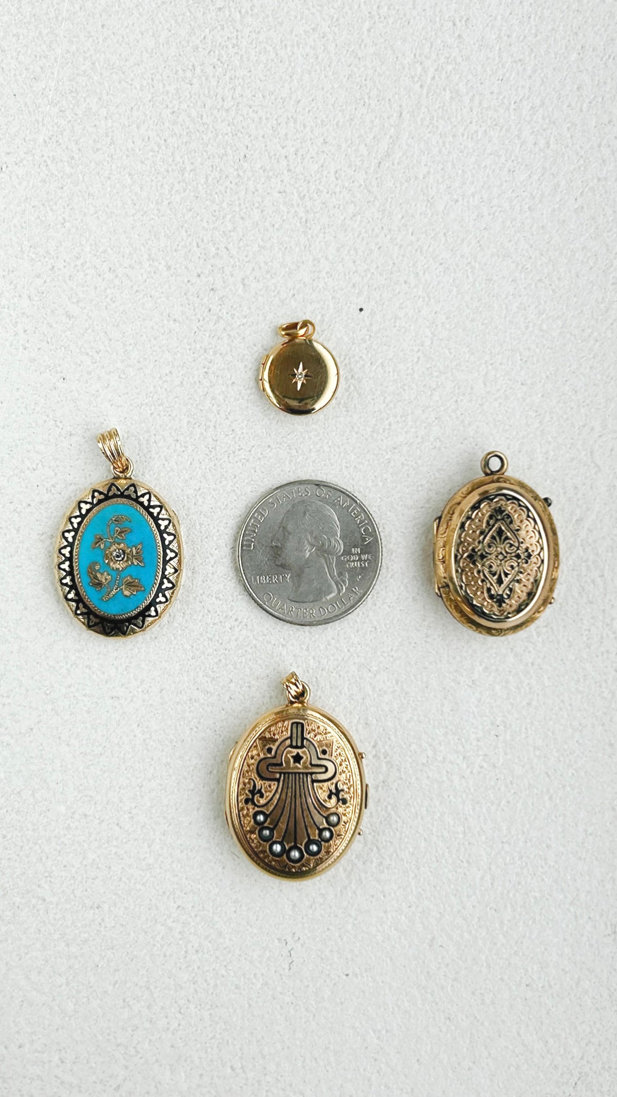 Victorian Mystery in the Sky, Seed Pearl Locket