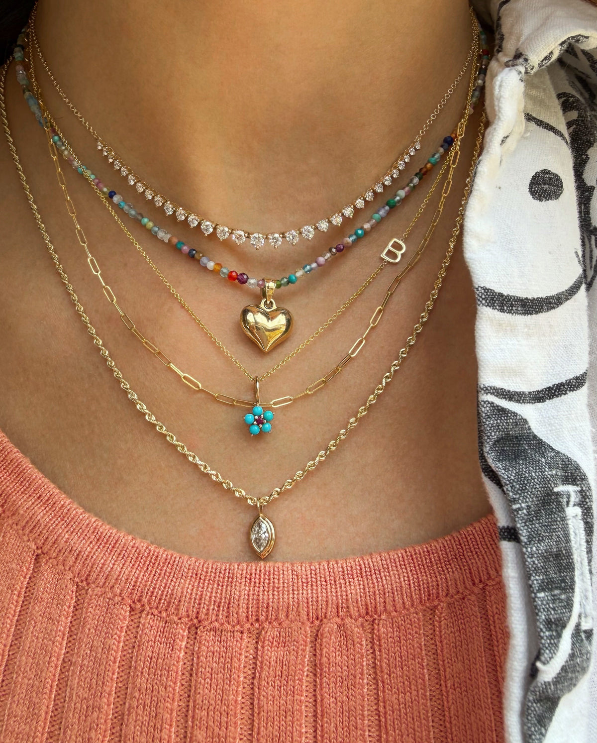Alivia, Lab Grown Marquise Diamond Necklace