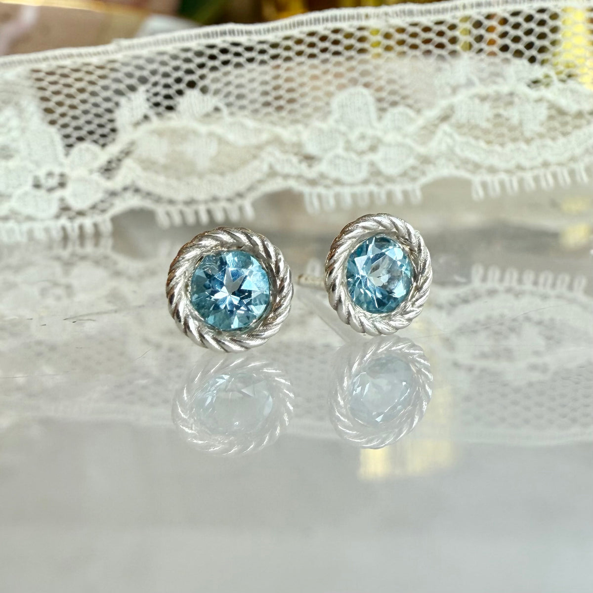 Stellar, Braided Sterling Silver Earrings