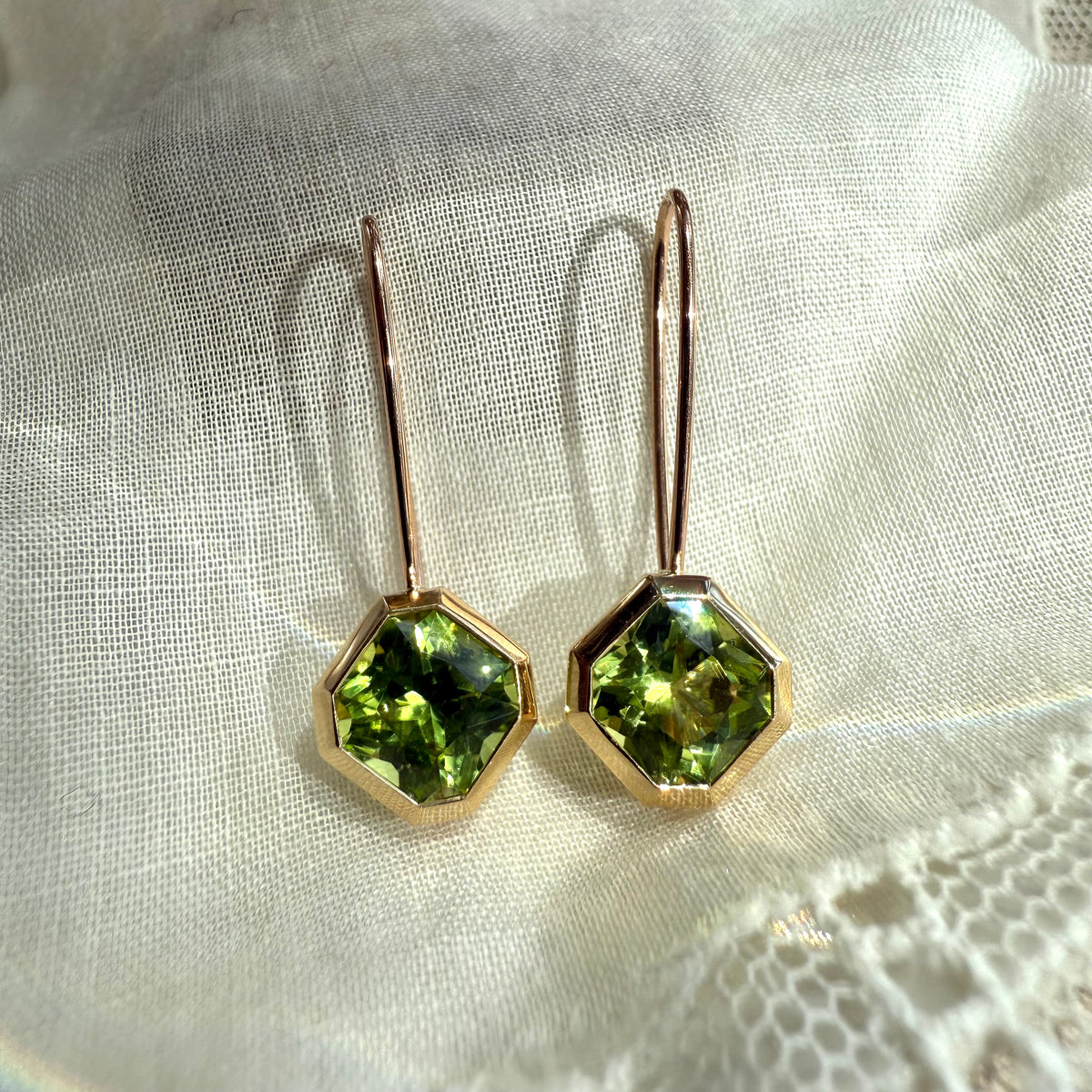 Roxana, Gemstone Drop Earrings