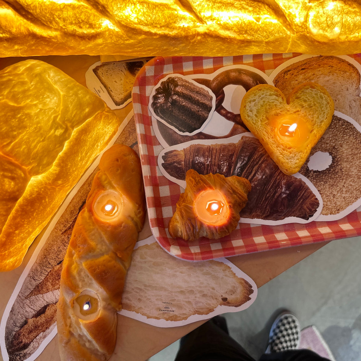 Loaf Letters, Bread Greeting Postcard