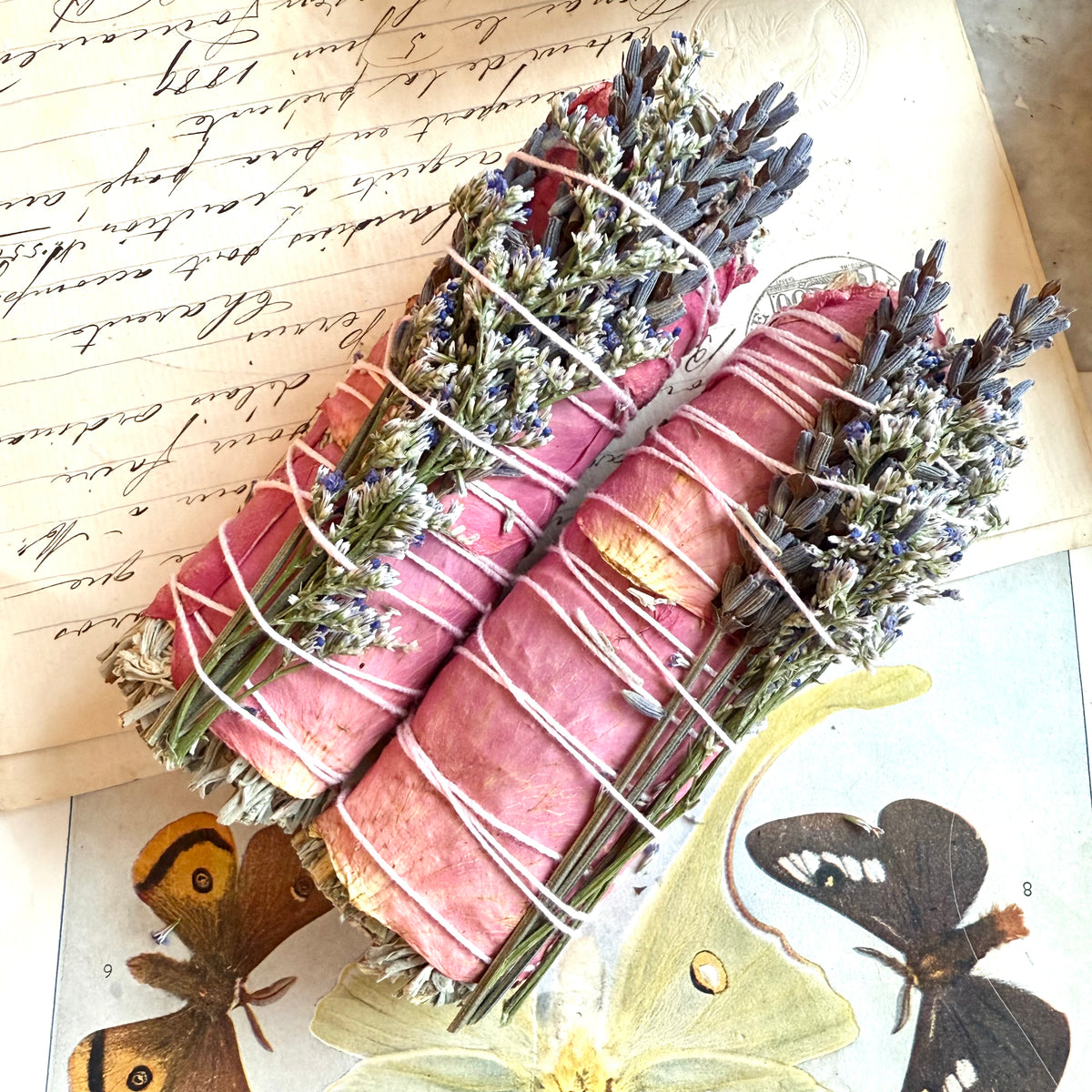 Posie, Mini Rose & Sage Smudge Bundle