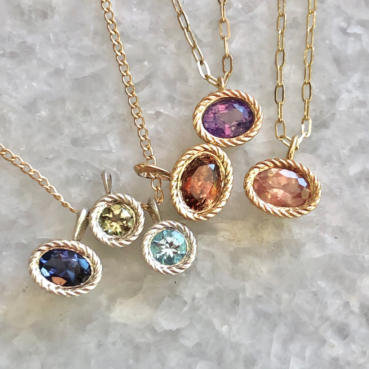 Sterling Silver — Prism Braided Pendant