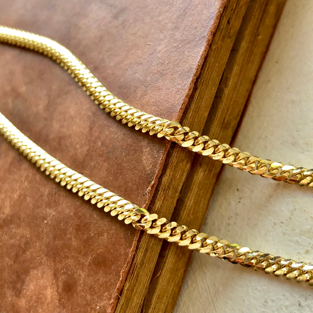 Inez, Mini Cuban Chain Necklace