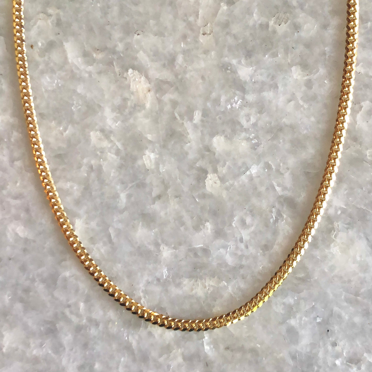 Inez, Mini Cuban Chain Necklace
