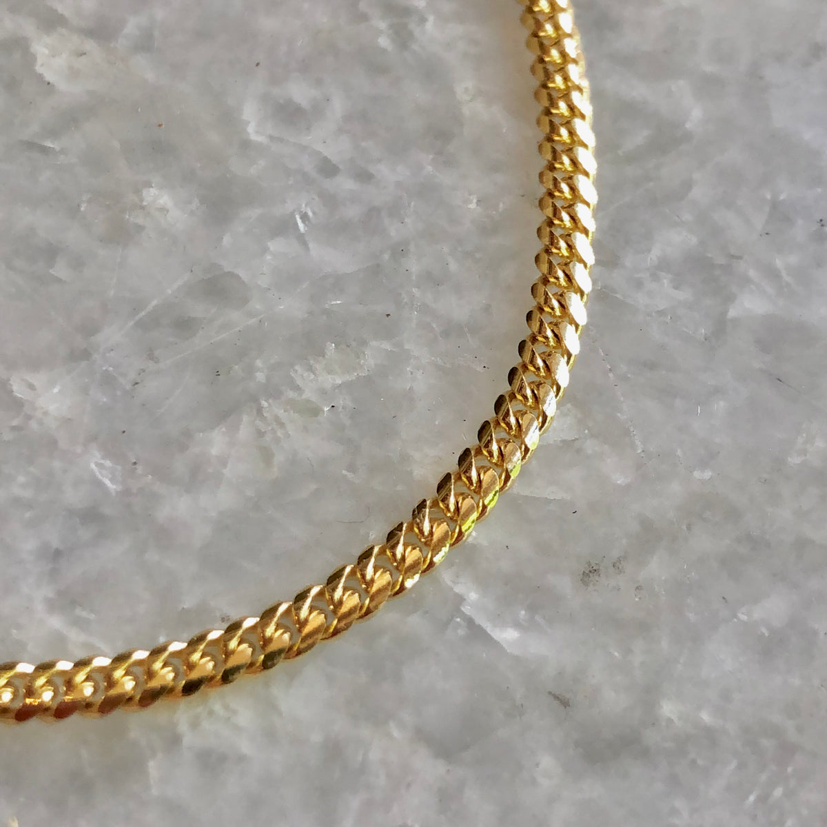 Inez, Mini Cuban Chain Necklace