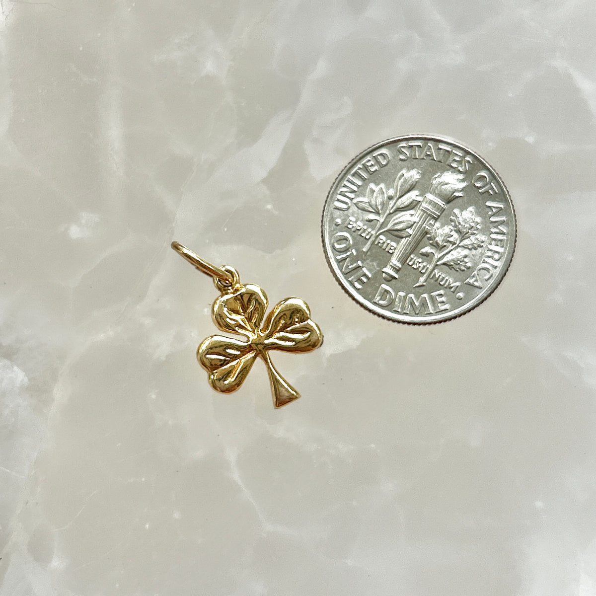 Lucky One, Vintage Clover Charm
