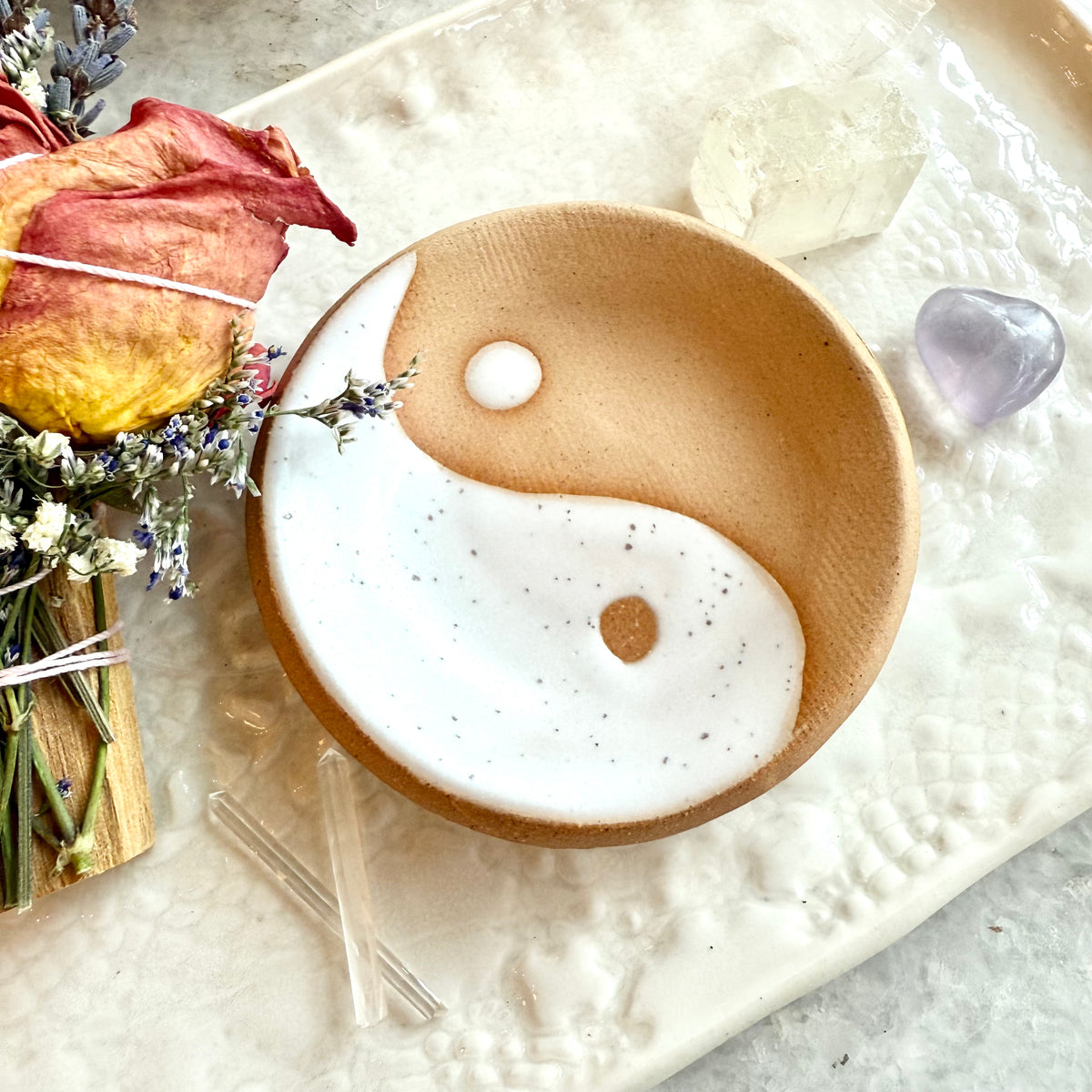 Yin Yang Ceramic Dish