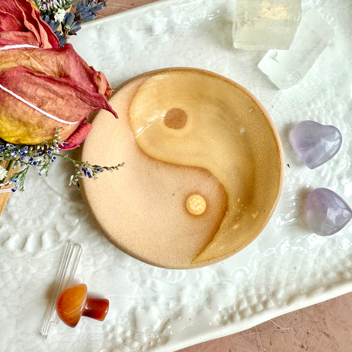 Yin Yang Ceramic Dish