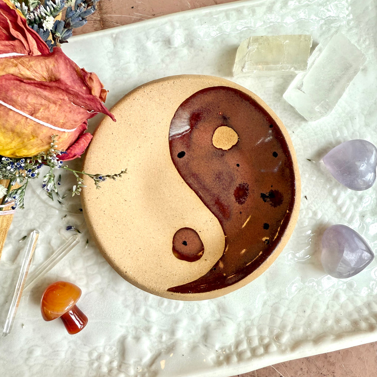 Yin Yang Ceramic Dish