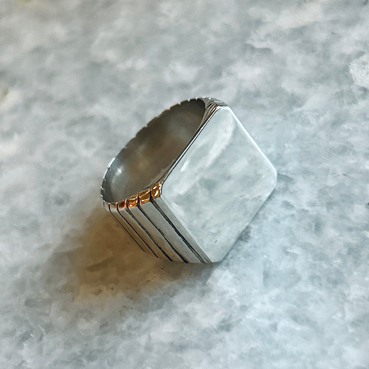 Watch, Bold Signet Ring