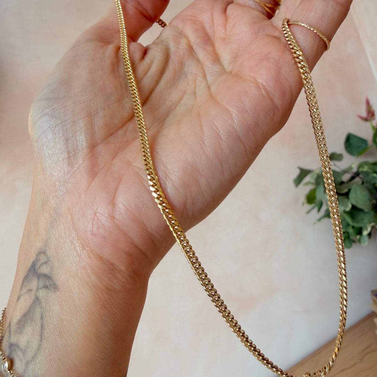 Marisol, Vintage Smooth Weighted Cuban Chain (FINAL SALE)