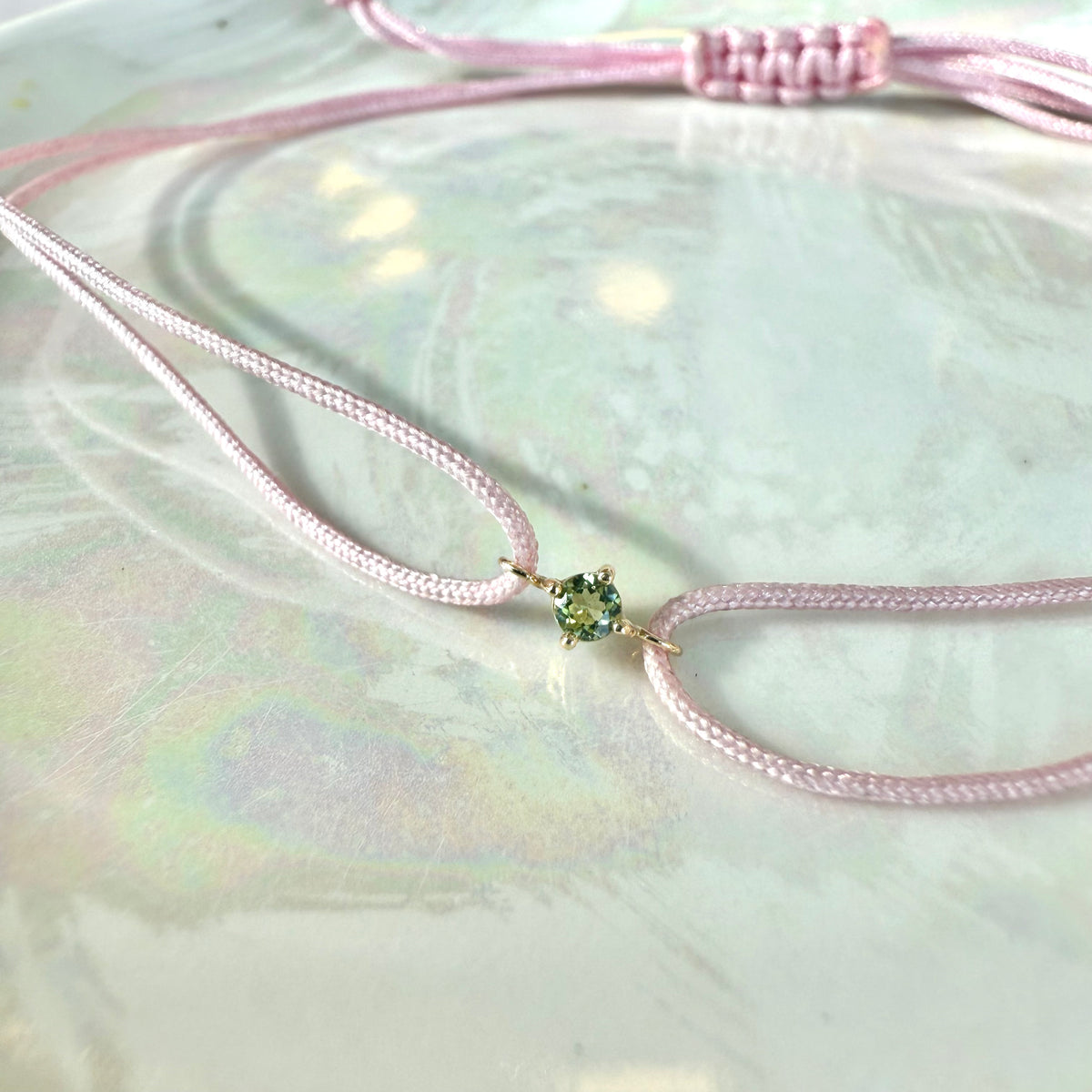 Nostalgia, Gemstone Cord Bracelet