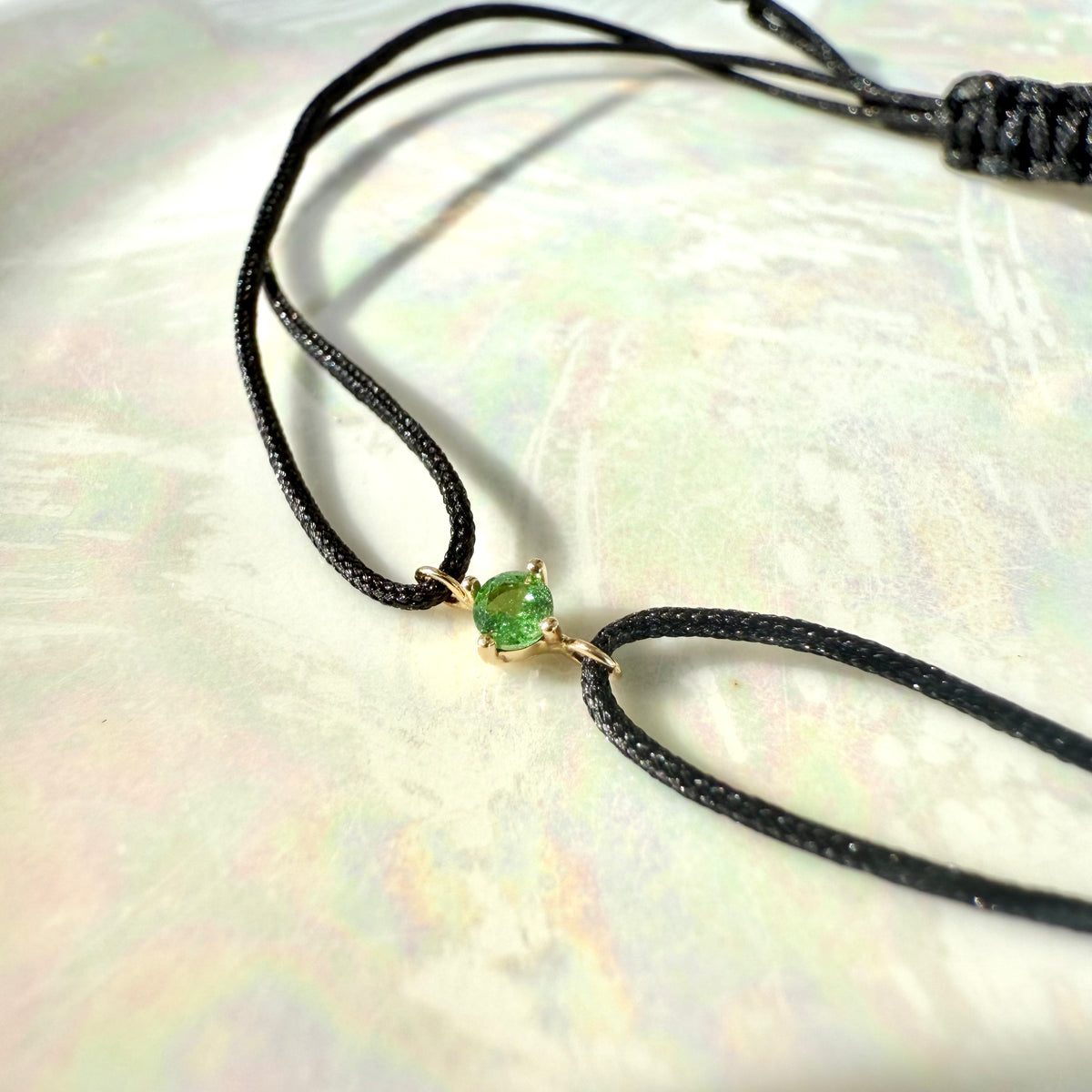 Nostalgia, Gemstone Cord Bracelet