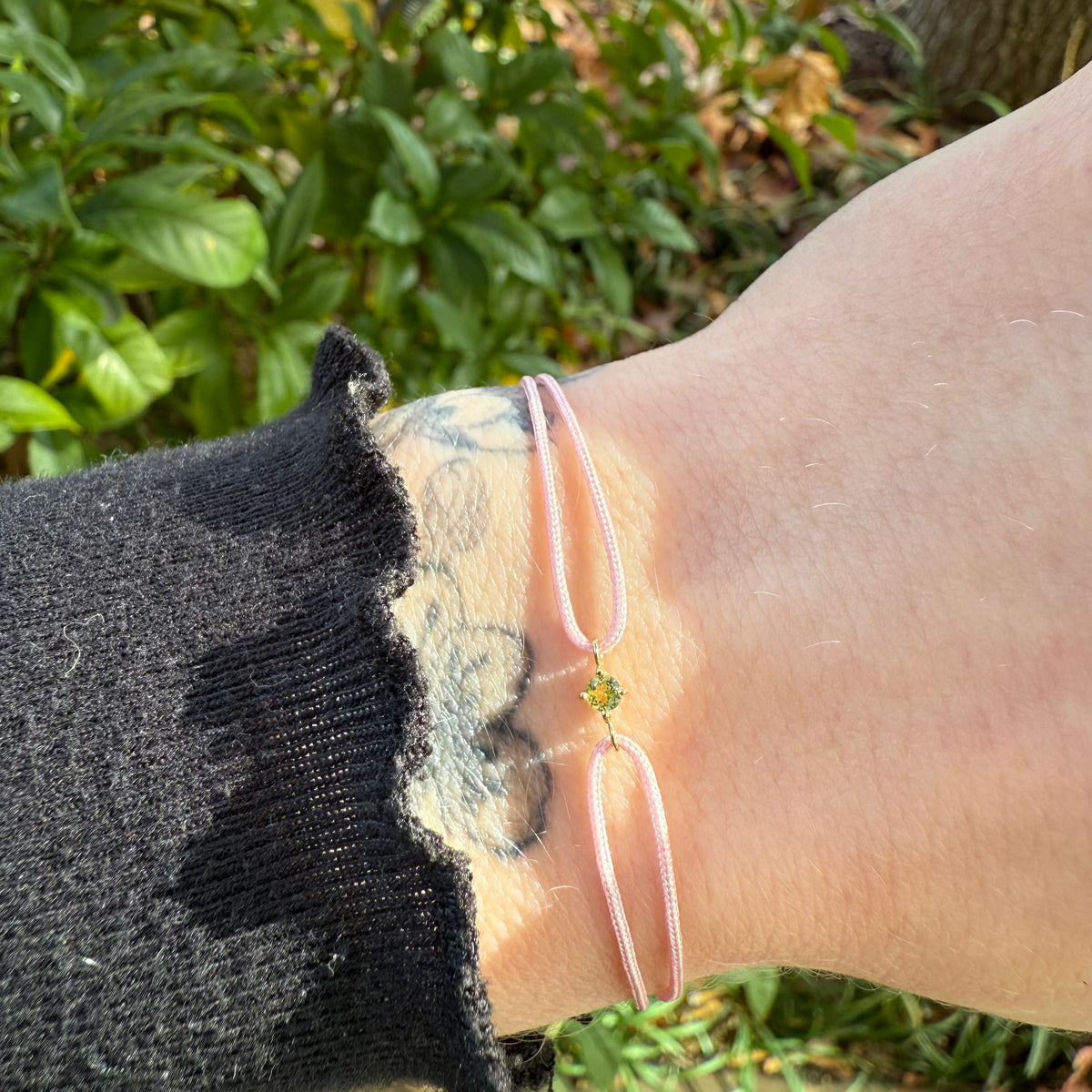 Nostalgia, Gemstone Cord Bracelet