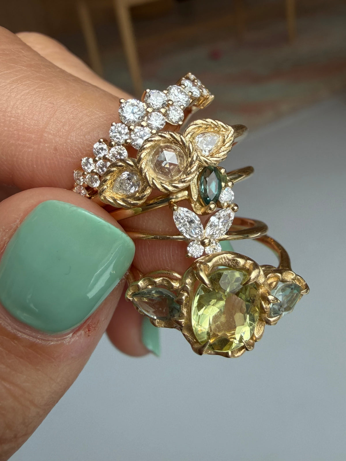 Freyja, Braided Diamond Ring