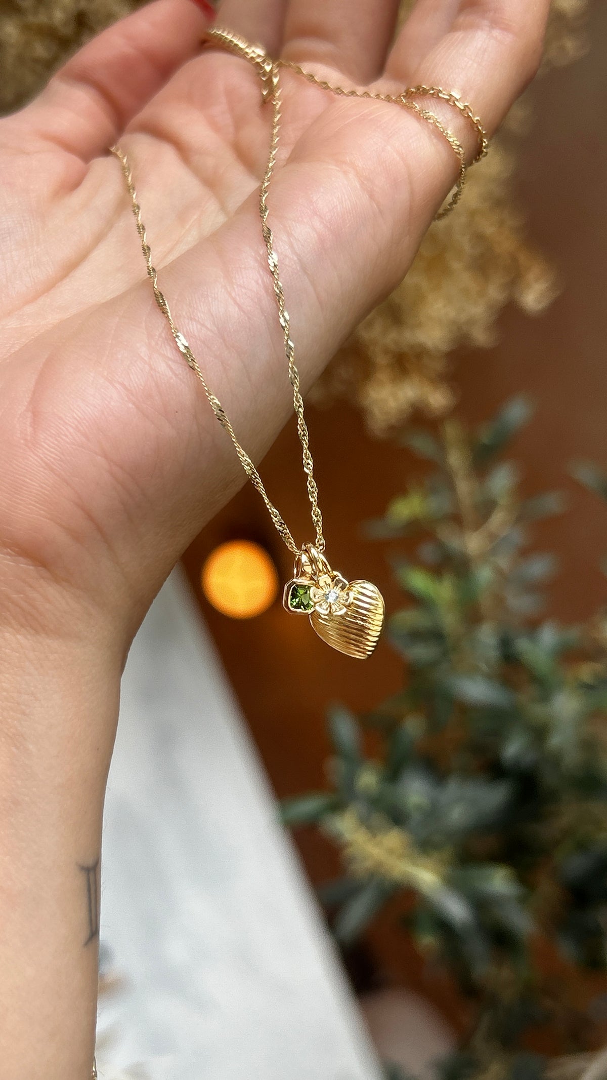 Fern Green Tourmaline Necklace