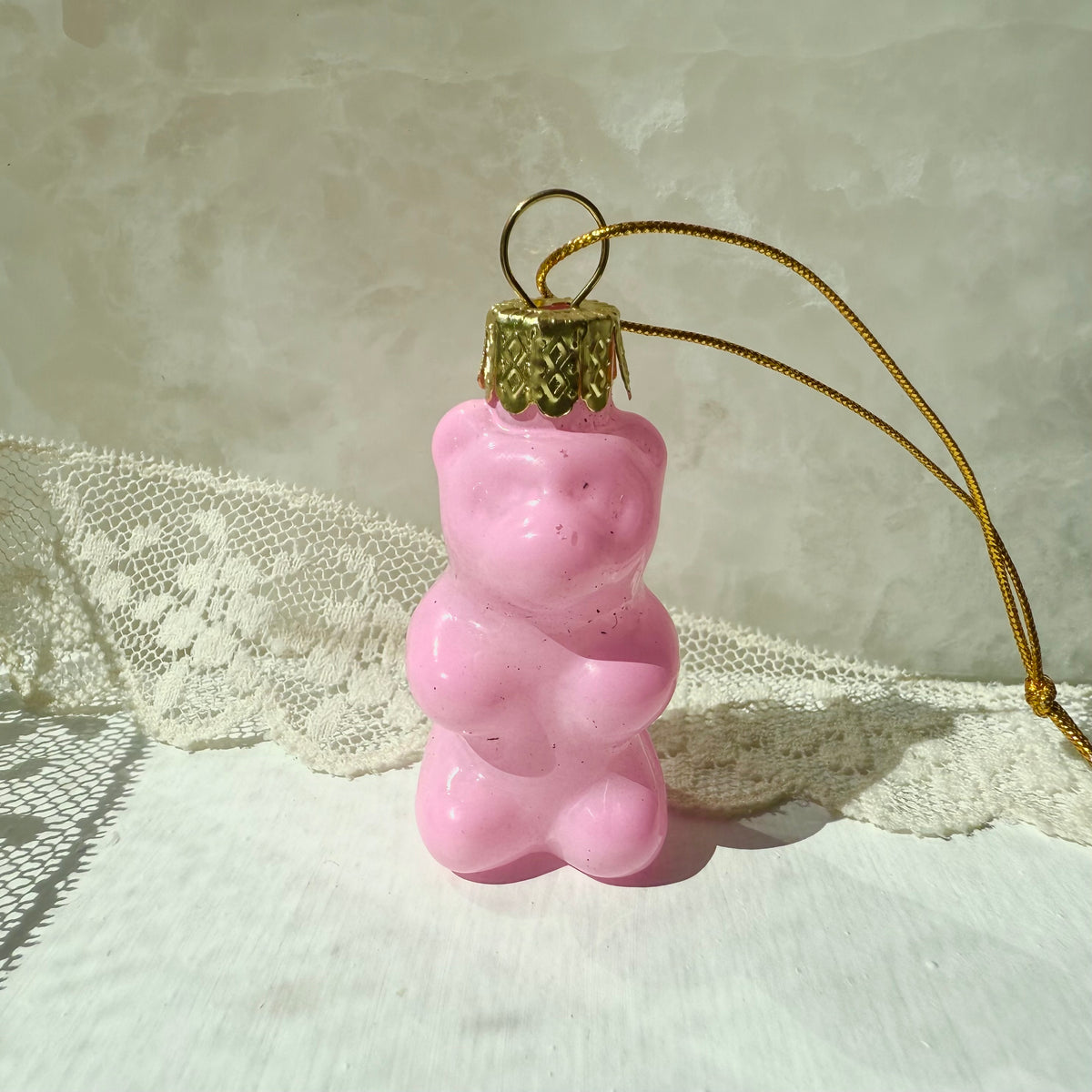 Gummy Bear Glass Ornament