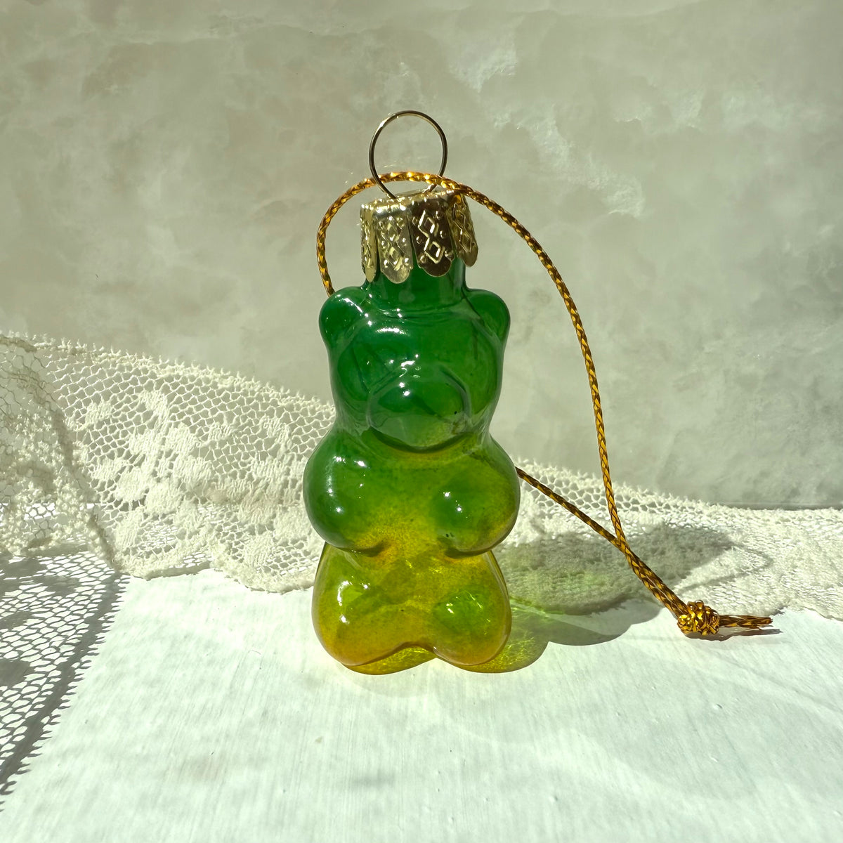 Gummy Bear, Ombré Glass Ornament