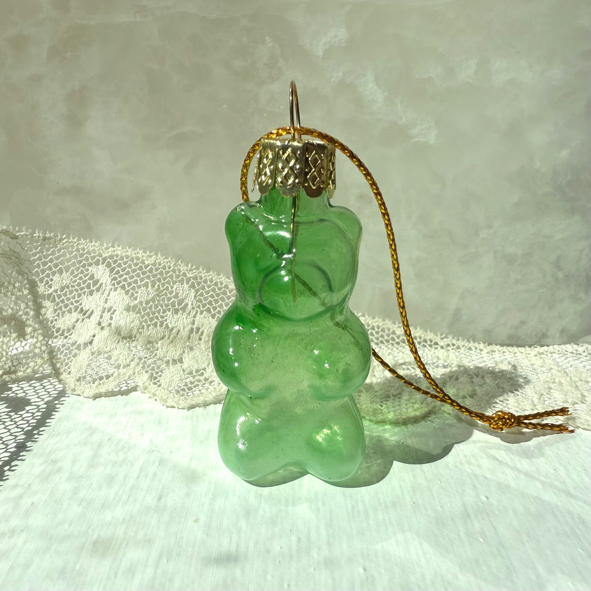 Gummy Bear, Ombré Glass Ornament