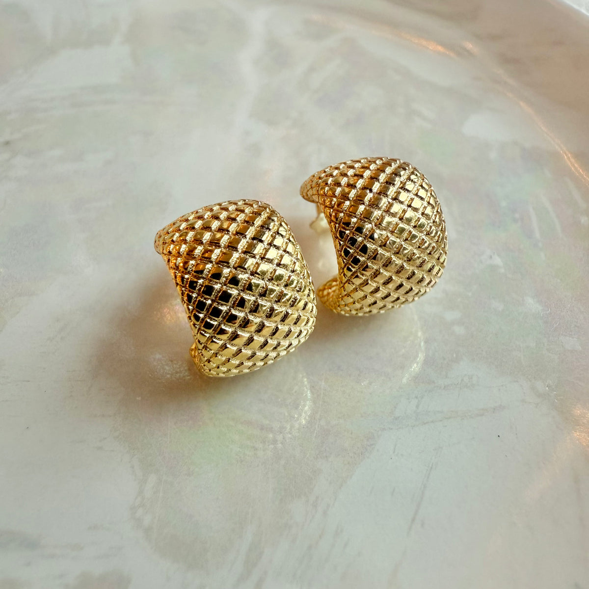 Noa, Mesh Earrings