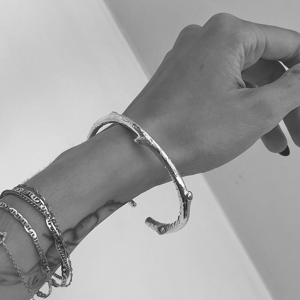 Brindle, Weighted Cuff Bracelet