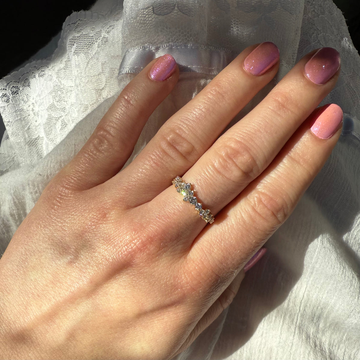 Maria, Diamond Cluster Ring