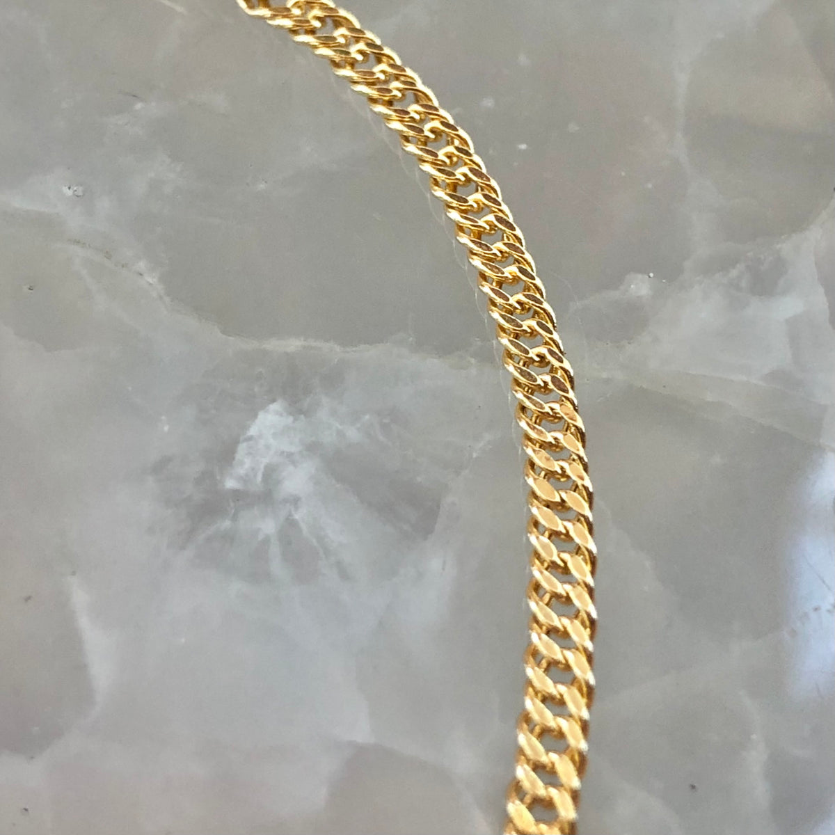 Tessa, Rolled Curb Chain Bracelet