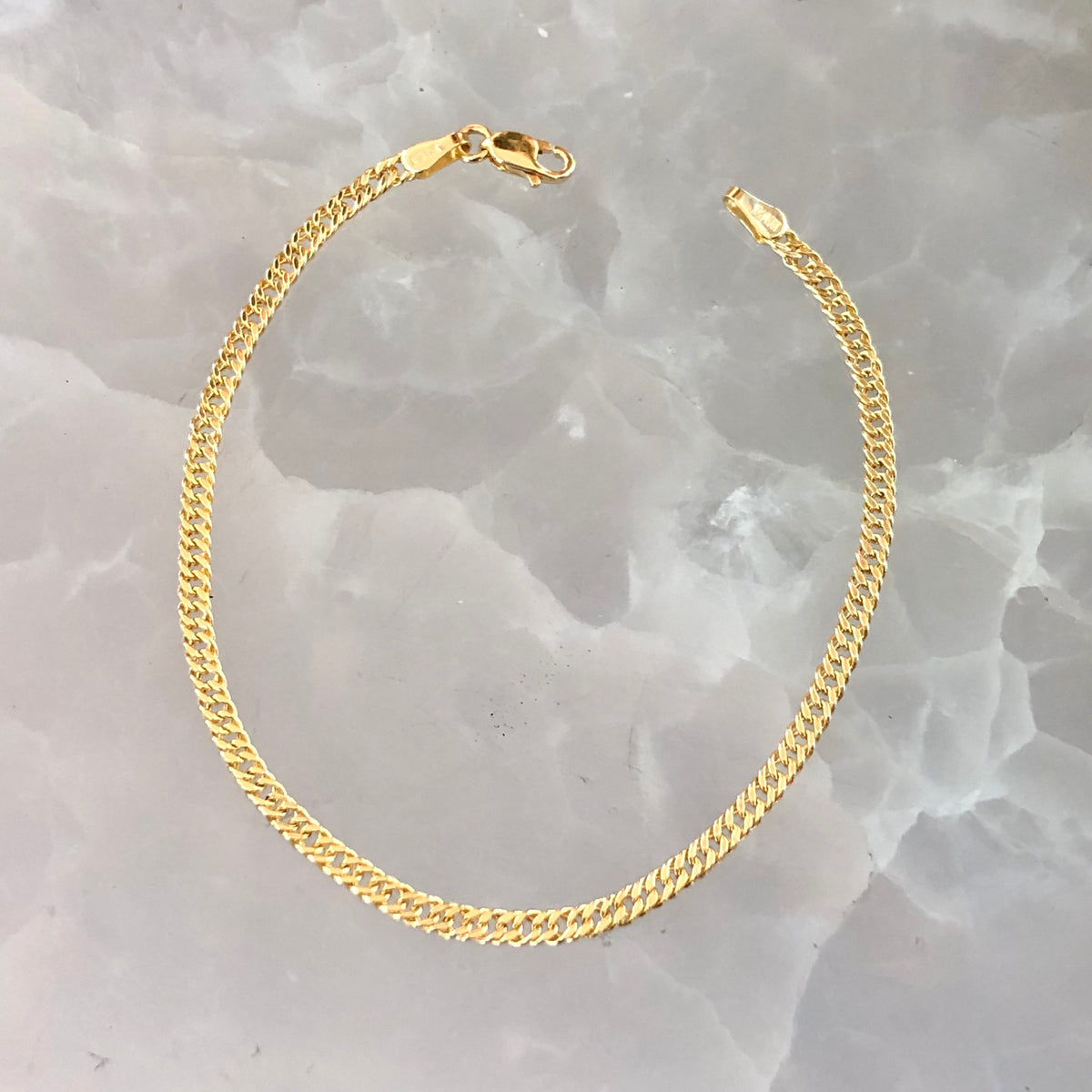 Tessa, Rolled Curb Chain Bracelet