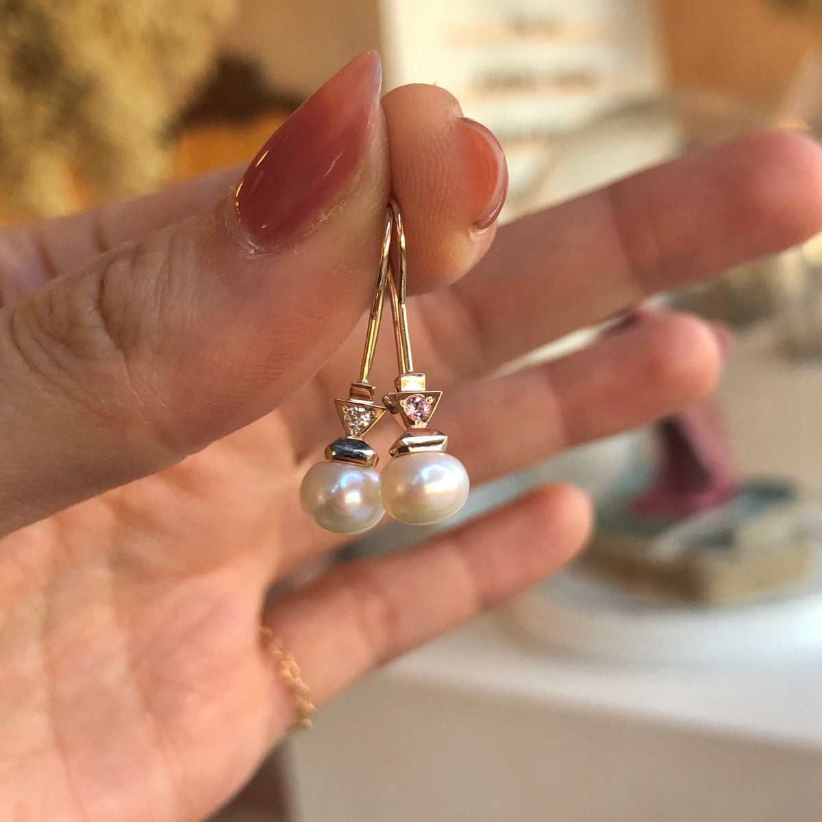 Madeleine, Pearl Drop Earrings