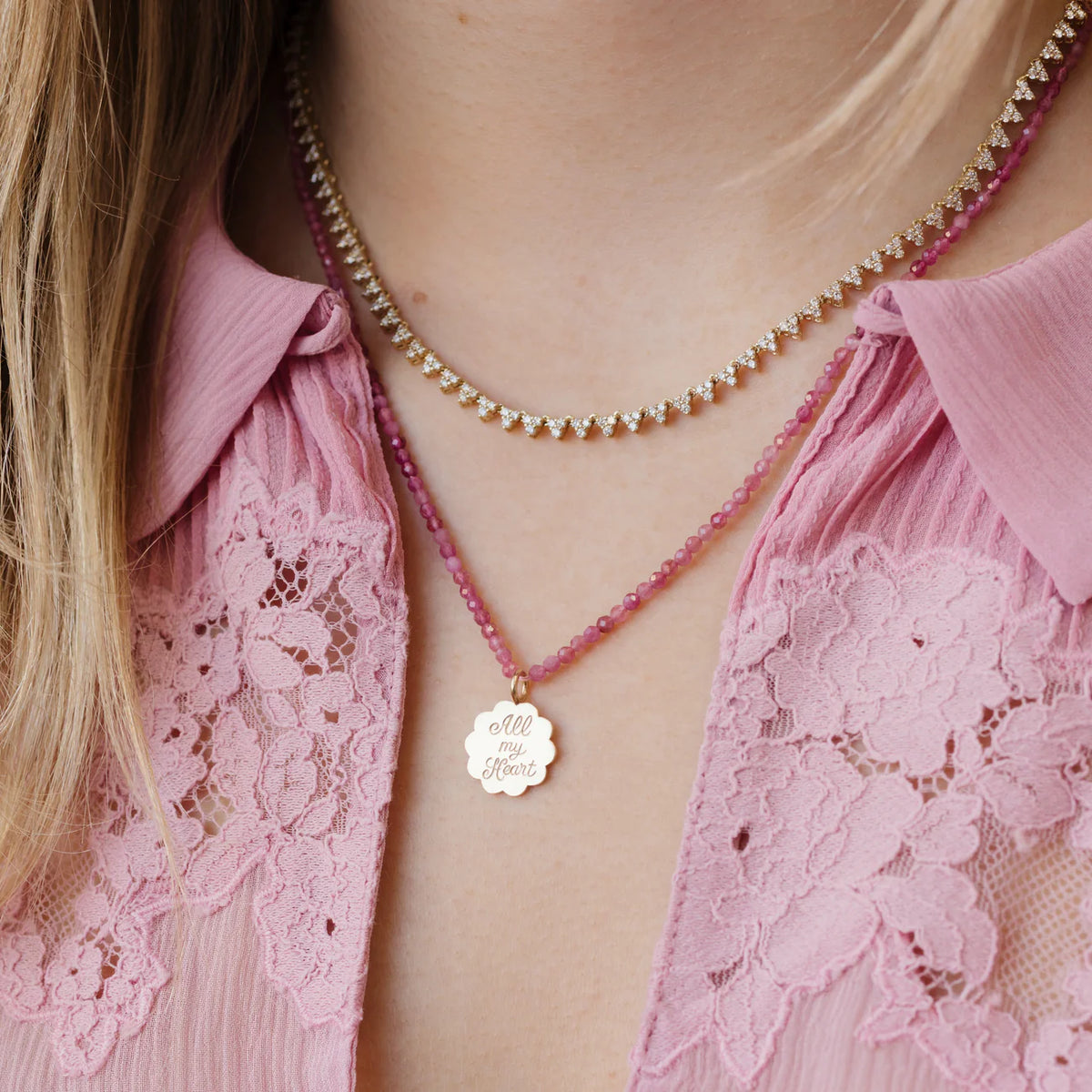 PRE-ORDER: Alma, Petite Gemstone Beaded Necklace