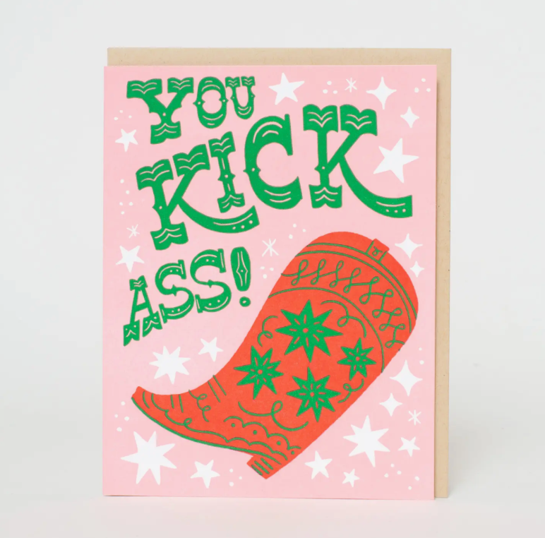 You Kick Ass, Greeting Card