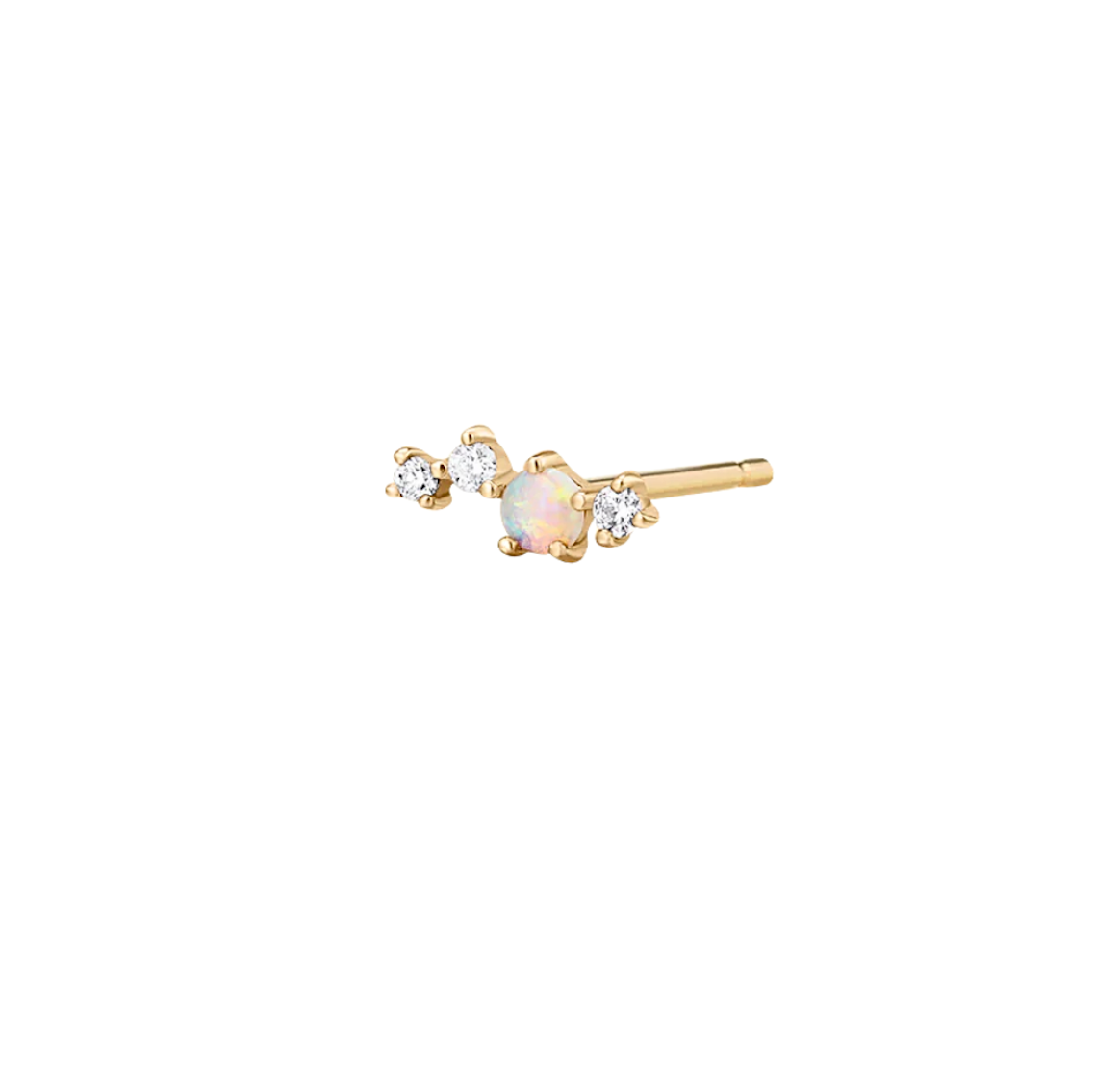 Caelum, Opal and Diamond Earring