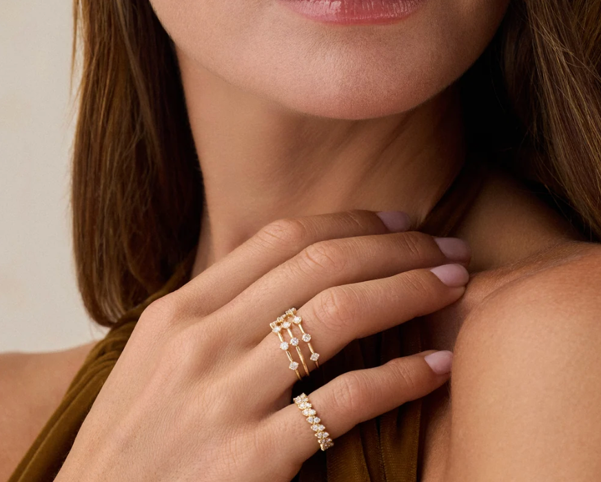 Trunk Show - EF Collection Full Cut Diamond Marquise Eternity Ring (size 7)