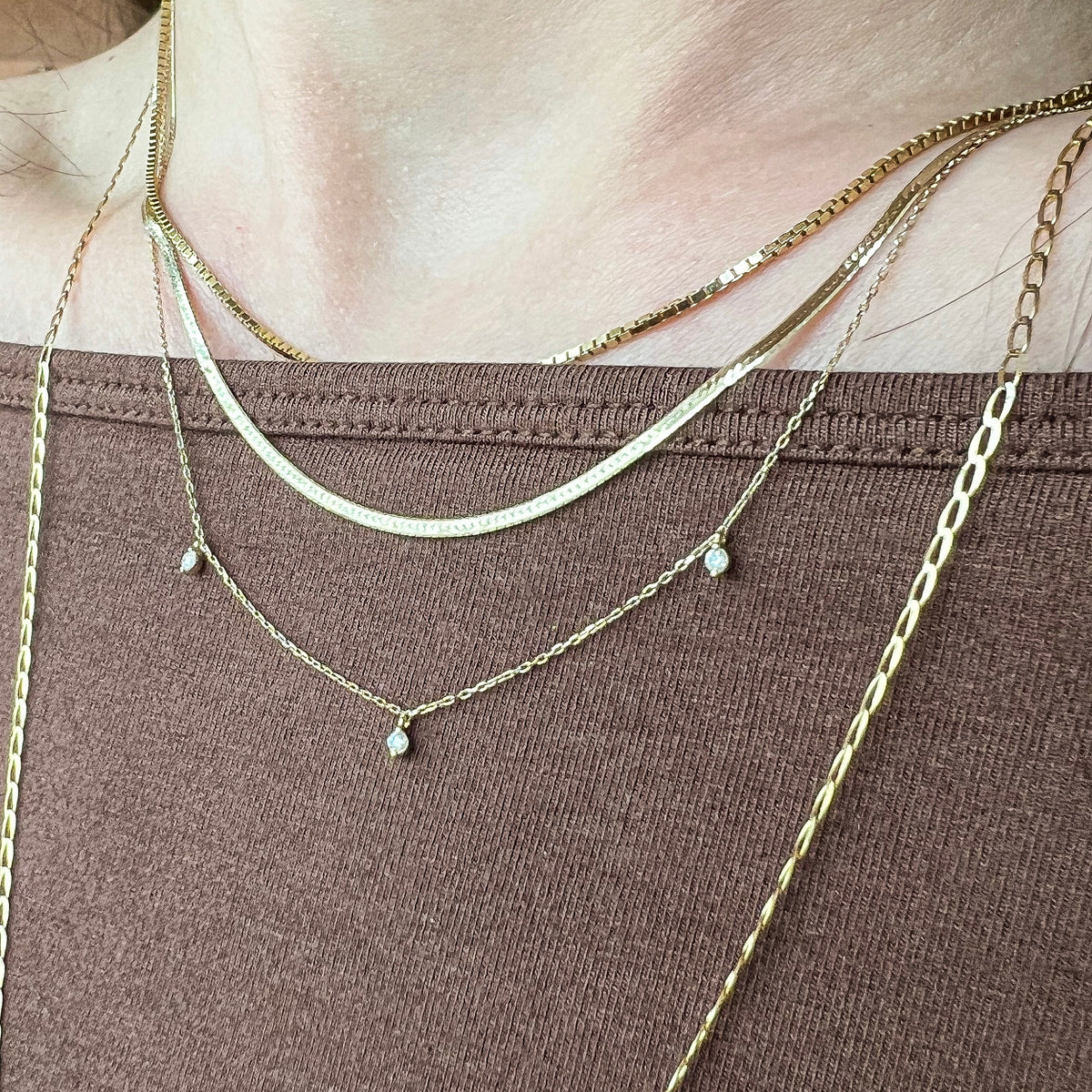 Diamond Raindrop Necklace