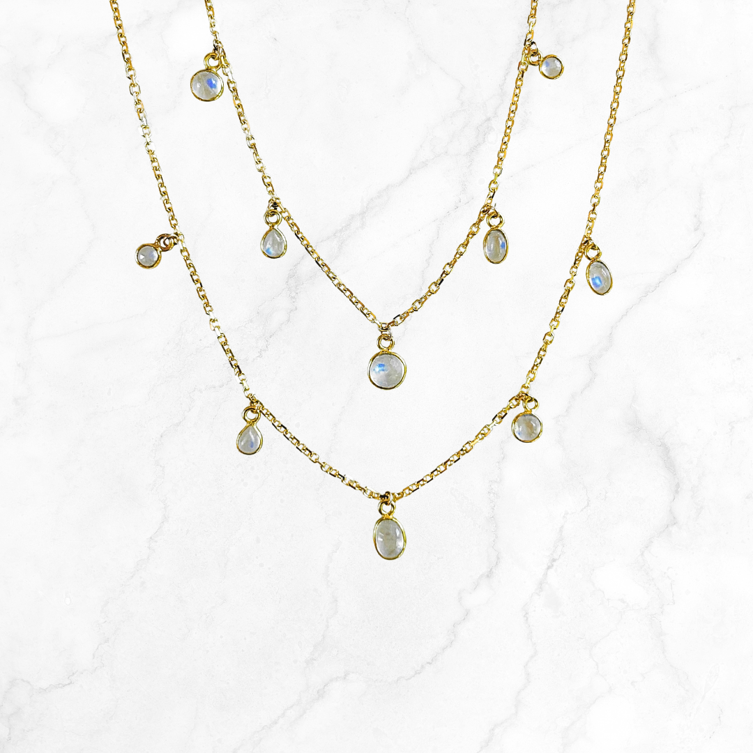 Selene, Moonstone Drop Choker