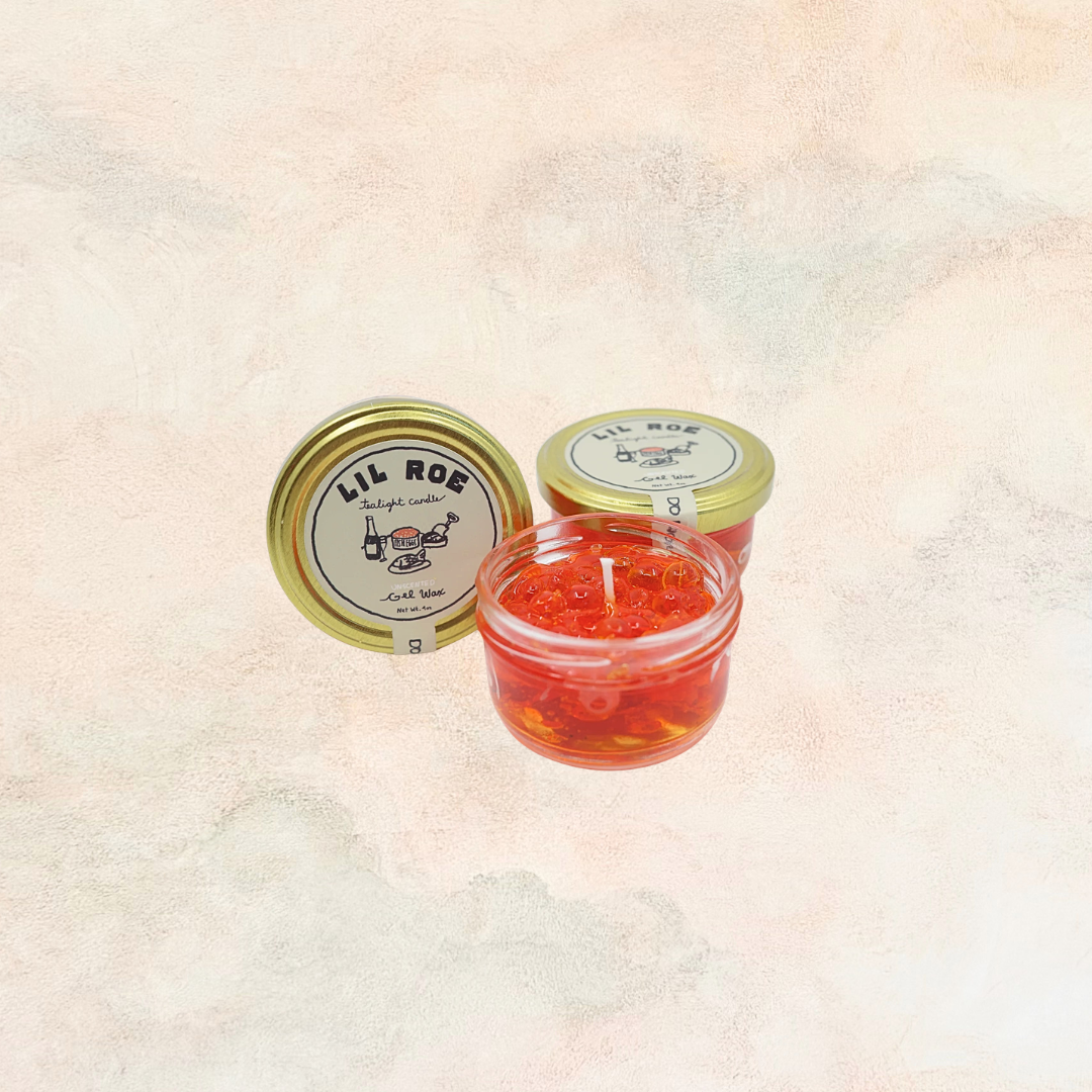 Lil Roe, Unscented Caviar Tealight Candle
