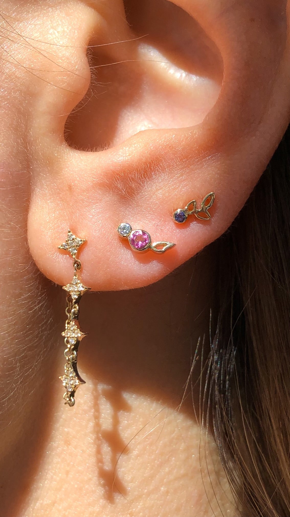 Rosebud Earrings