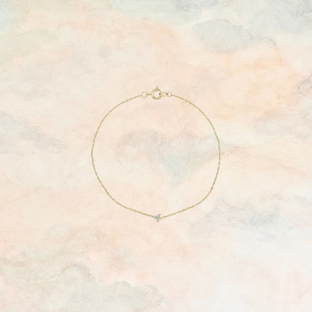 The Three of Us, Prong-Set Diamond Bracelet