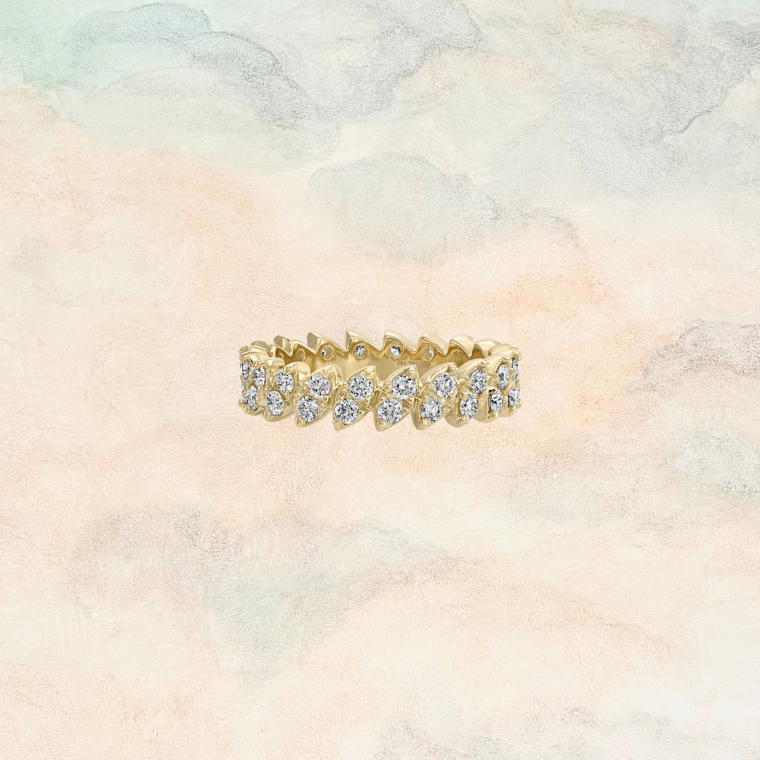 Trunk Show - EF Collection Full Cut Diamond Marquise Eternity Ring (size 7)